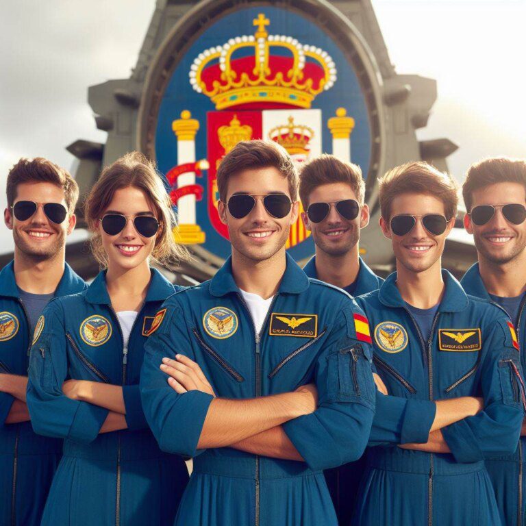 Cadets of the Spanish Air Force Military Academies