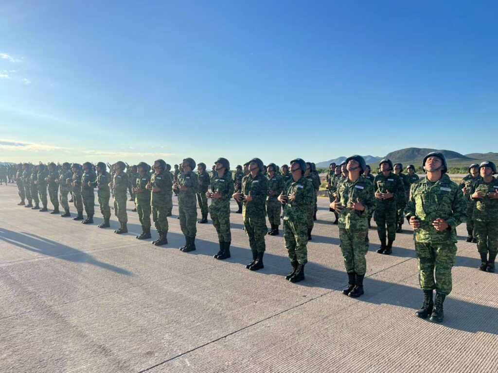 Mexican Army in parade