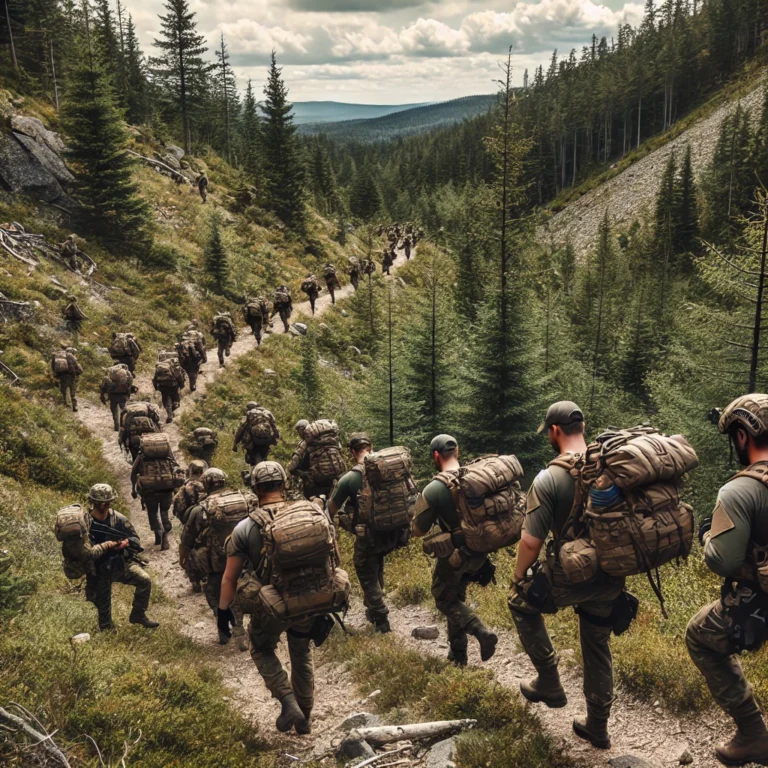 How to Train for Long-Distance Marches and Hikes in the Military