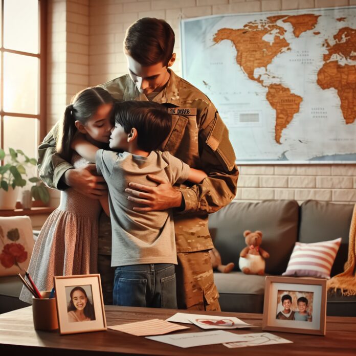 How to Help Your Children Cope with a Parent’s Deployment