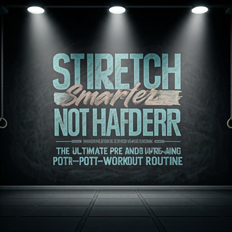 Stretch Smarter, Not Harder: The Ultimate Pre- and Post-Workout Routine